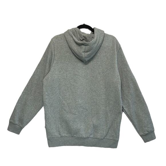 PUMA Essentials Big Logo Hoodie Sweatshirt NWT Men's Sz L Medium Gray Fleece - Picture 2 of 8